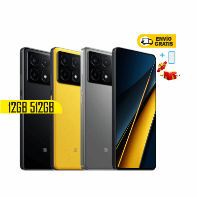 POCO X6 Pro 5G, 12GB 512GB versión Global, 67W, carga turbo, 6,67